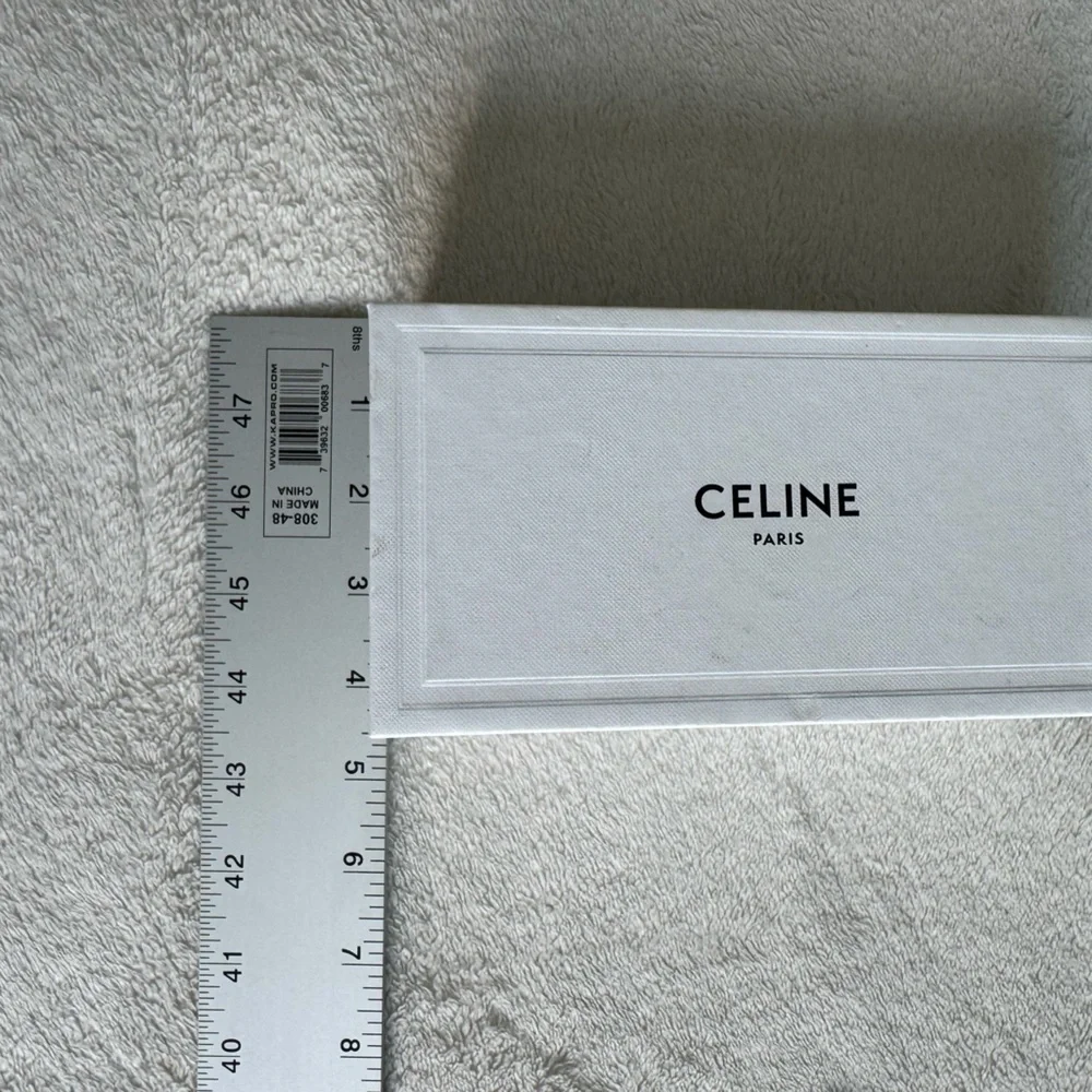 Celine Authentic Gift Jewellery Sunglasses Box Empty EUC Black White Storage